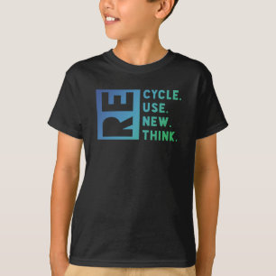 Recycle Reuse Renew Rethink Earth Crisis T-Shirt