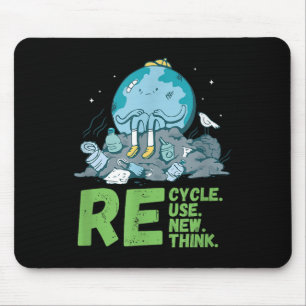 Recycle Reuse Renew Rethink Earth Day 2024 Activis Mouse Mat