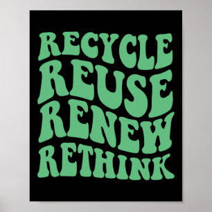 Recycle Reuse Renew Rethink Poster