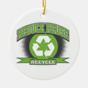 Recycle Sport Style Ceramic Tree Decoration