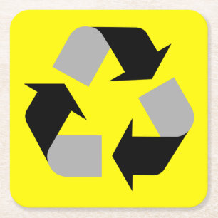 Recycle Square Paper Coaster