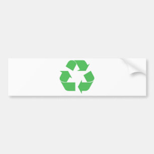Recycle Symbol Bumper Sticker