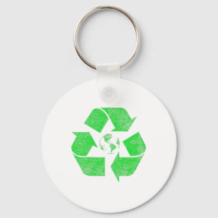 Recycle Symbol Logo Earth Day Green Deal Climate C Key Ring