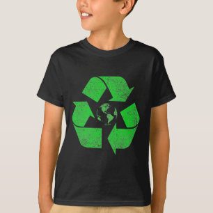 Recycle Symbol Logo Earth Day Green Deal Climate C T-Shirt