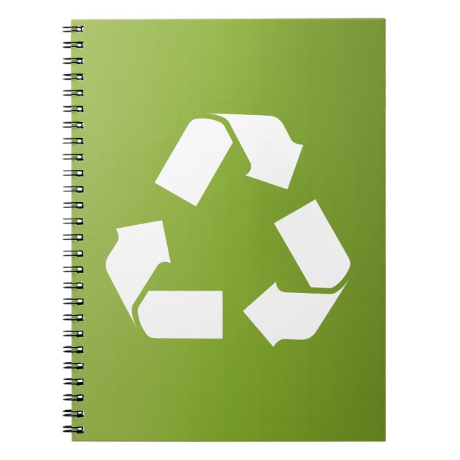 RECYCLE SYMBOL NOTEBOOK (Front)