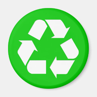 Recycle Symbol - Reduce, Reuse, Recycle Magnet