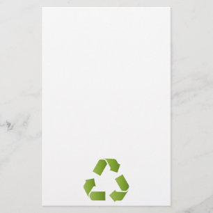 RECYCLE SYMBOL STATIONERY