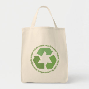 Recycle Symbol Tote Bag