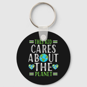 Recycle This Kid Cares Planet Save World Hour Eart Key Ring