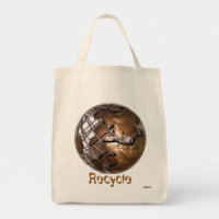 Recycle World Globe Global Grocery