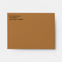 Recycled Brown Kraft A2 Envelope for Postcards