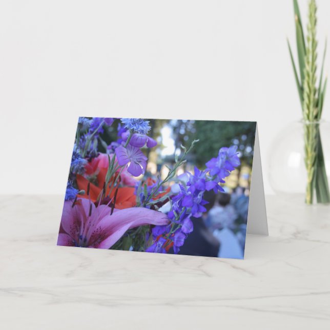 Recycled Flowers Card (Front)