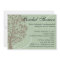 Recycled Green Eco Tree Bridal Shower Invitations