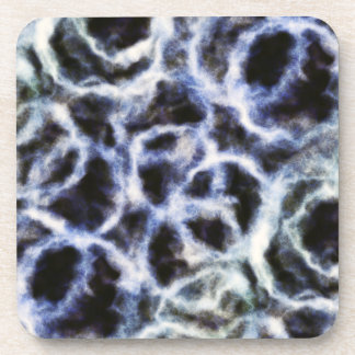 recycled indigo shibori : coaster