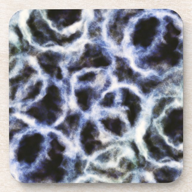 recycled indigo shibori : coaster (Front)