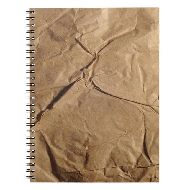 Recycled Paper: Eco-Friendly Texture. Notebook (Front)