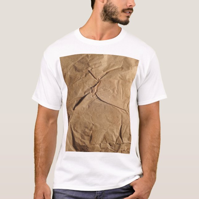 Recycled Paper: Eco-Friendly Texture. T-Shirt (Front)
