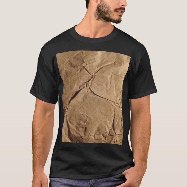 Recycled Paper: Eco-Friendly Texture. T-Shirt (Front)