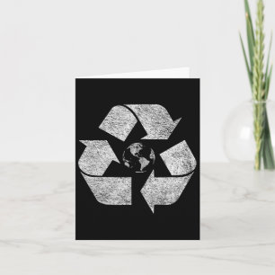 Recycled Symbol Logo Earth Day Green Deal Climate Card