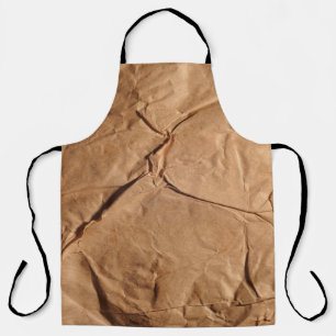Recycled wrapping paper. Texture. Apron