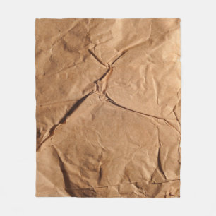 Recycled wrapping paper. Texture. Fleece Blanket