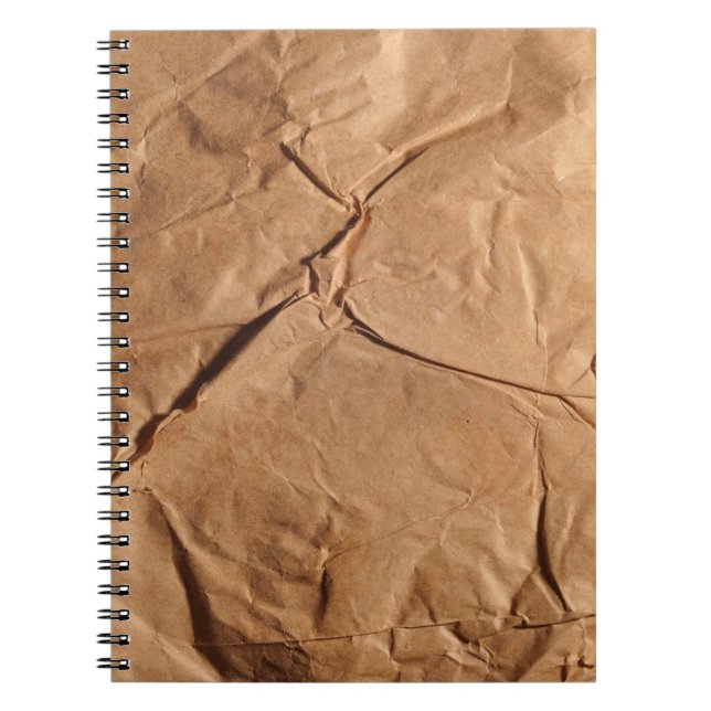 Recycled wrapping paper. Texture. Notebook (Front)