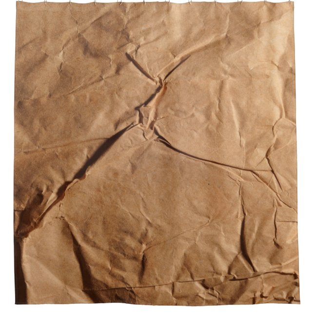 Recycled wrapping paper. Texture. Shower Curtain (Front)