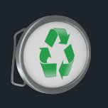 Recycling CLASSIC RECYCLE SYMBOL Belt Buckle<br><div class="desc">Recycling CLASSIC RECYCLE SYMBOL</div>