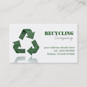 Recycling Company Business Card