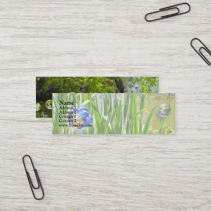Recycling Earth  Mini Business Card