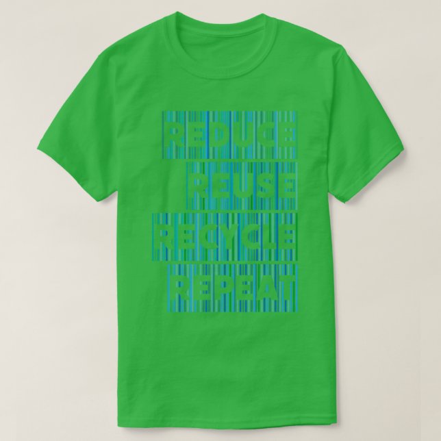 Recycling Environment Climate Protection T-Shirt (Design Front)