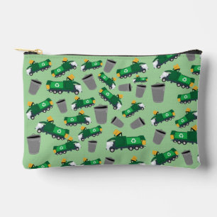 Recycling Garbage Truck Back to School Pencil Case Accessory Pouch