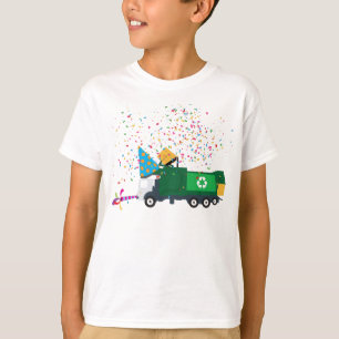 Recycling Garbage Truck Party T-Shirt
