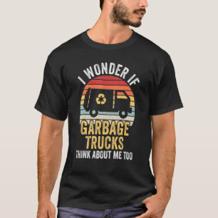 Recycling Garbage Truck Trash Collector Recycle E T-Shirt