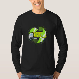 Recycling Gargabe Truck Artwork For Kids T-Shirt