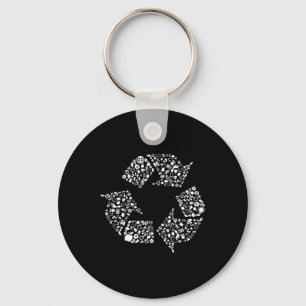 Recycling Logo Recycle Symbol Earth Day Key Ring