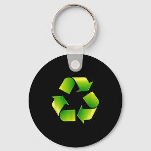 Recycling Logo Recycle Symbol Earth Day Key Ring