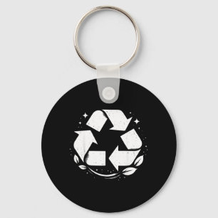 Recycling Recycle Symbol Earth Day Boys Girls Men Key Ring