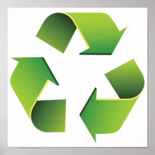 Recycling sign