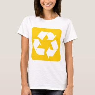 Recycling Sign - Amber T-Shirt
