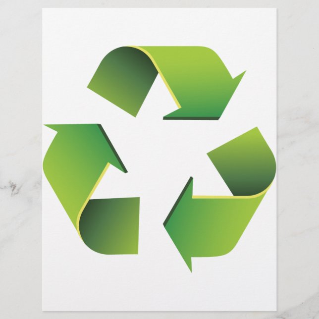 Recycling sign flyer (Front)