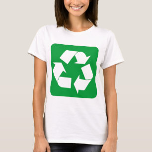Recycling Sign - Grass Green T-Shirt