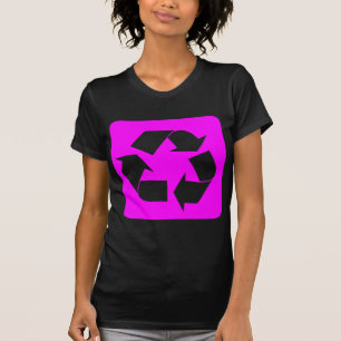 Recycling Sign - Magenta T-Shirt