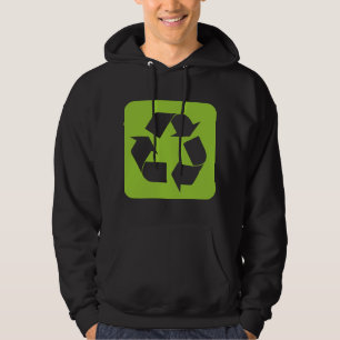Recycling Sign - Martian Green Hoodie