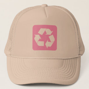 Recycling Sign - Pink Trucker Hat