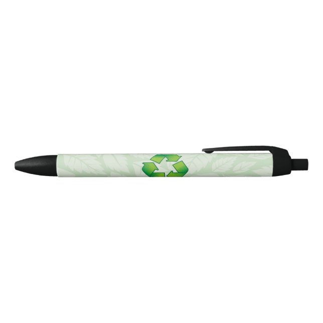 Recycling symbol black ink pen (Top)