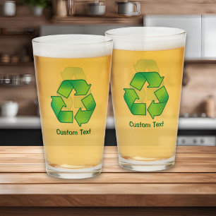 Recycling Symbol Glass