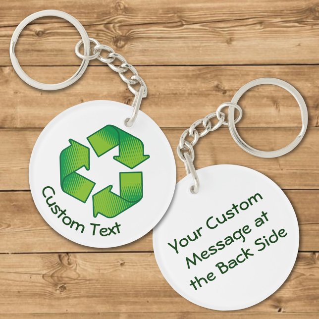 Recycling Symbol Keychain (Creator Uploaded)