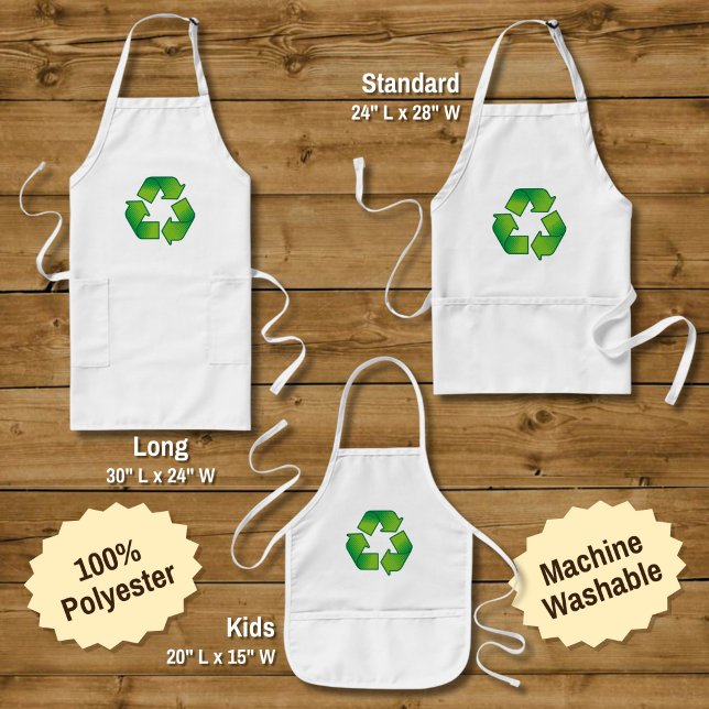 Recycling Symbol Long Apron (Creator Uploaded)