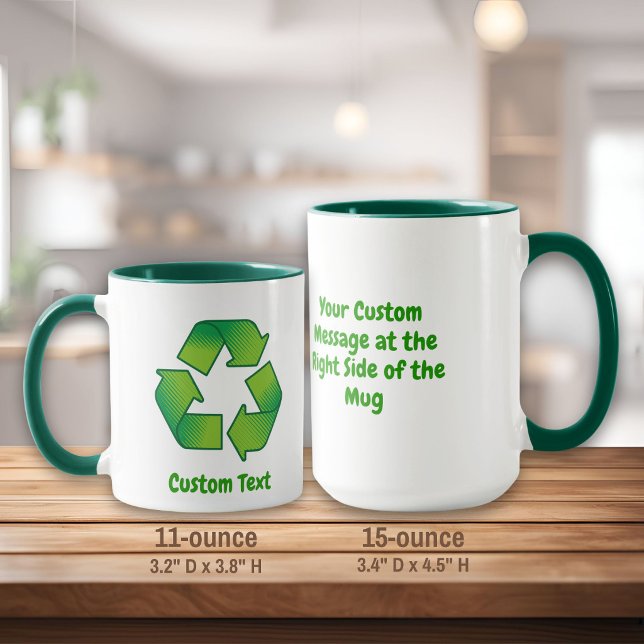 Recycling symbol mug (Creator Uploaded)